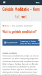 Mobile Screenshot of geleidemeditatie.nl