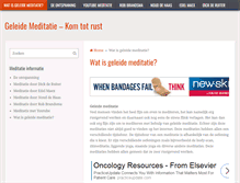 Tablet Screenshot of geleidemeditatie.nl